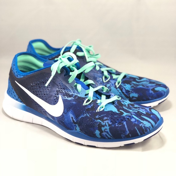 nike free womens blue